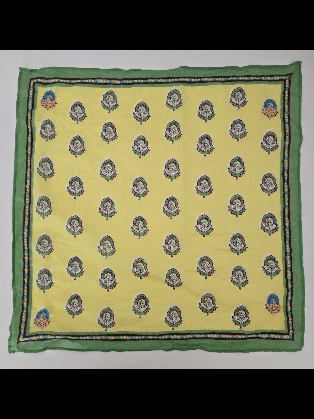 Tory Burch Tropical Paradise Print Cotton Scarves (Bundle Of 2) - Picture 3 of 3